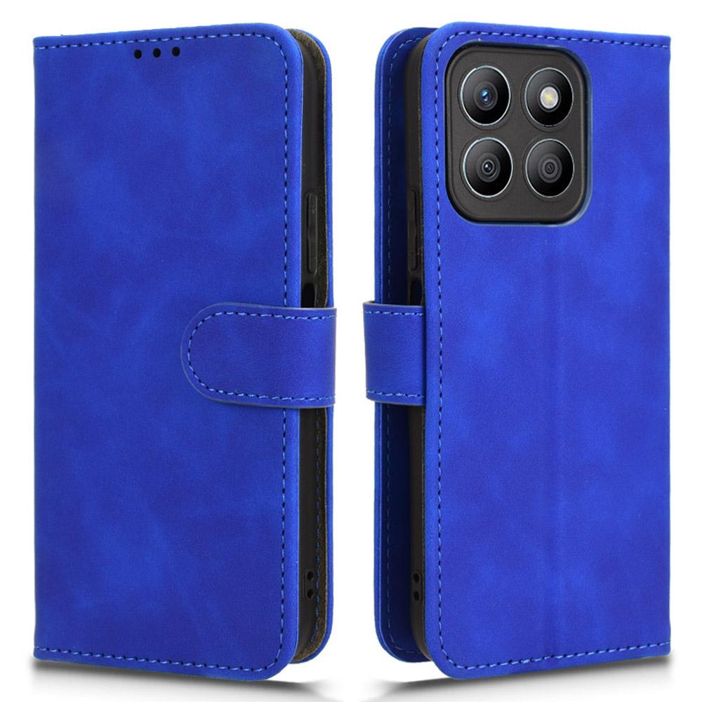 For Honor X8c 4G Leather Case Skin Feel Anti Drop Wallet Flip Phone Cover