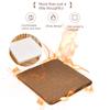 Cotton Linen Seat Cushion Simple Style Breathable Square Office Computer Chair Sitting Cushions Pad Mat for Home Office