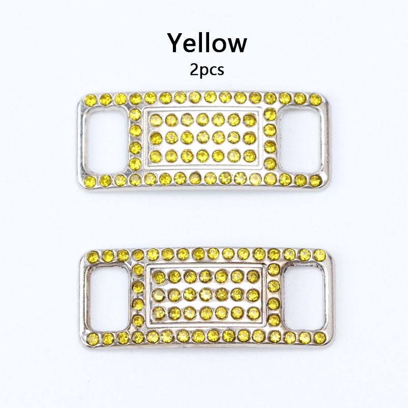 2Pcs Colorful Rhinestone Laces AF1 Shoe Decoration Jeweled Sneaker Shoe Charms Girl Gift DIY Shoelaces Buckles Shoes Accessories