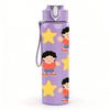 1PC Kids Star Group Figure 750ml Color Plastic Sports Water Bottle Leakproof Flip Straw Lid Suitable for Sports Office Home Use