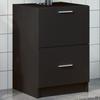 VidaXL Black Sink Cabinet 40x37x59 Cm Engineered Wood, Bathroom Cabinet, Bathroom Storage Cabinet, 848102