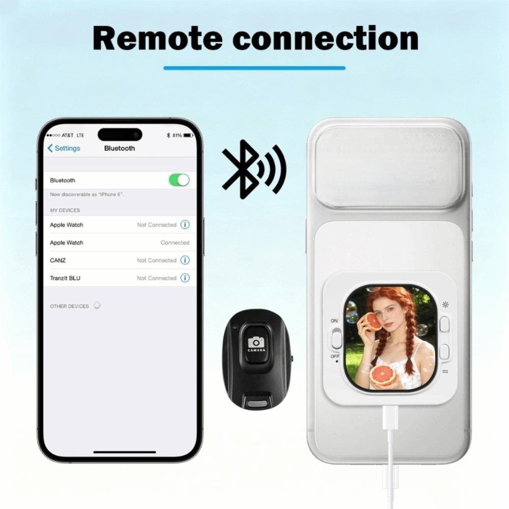 Magnetic Phone Selfie Monitor Wired Magnetic Phone Selfie Selfie Screen Phone Vlog