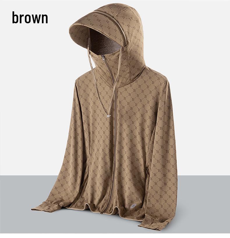 UPF50+ Couple's Lightweight Sun Protection Jacket - Breathable, Thin, UV Protection for Outdoor and Sports.