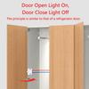 6PCS Cupboard Door Switch White 1A 250V Cupboard Light Control Switch Cupboard Auto Control Switch Push To Wardrobes, Bookcases, Cupboard Doors,