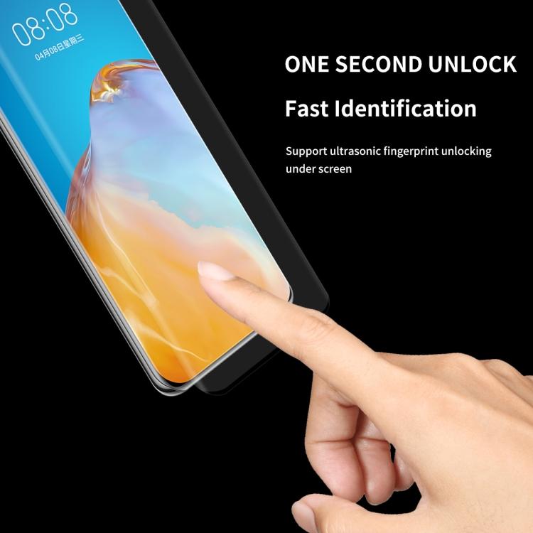 For Huawei P40 Pro 2 PCS ENKAY Hat-Prince 3D Full Screen PET Curved Hot Bending HD Screen Protector Soft Film