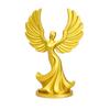 Engelsform Skulptur 3D Gedruckte Tanzende Figur, Moderne Geflügelte Frauenstatue, Schreibtisch Dekoration Dekorativ für Wohnzimmer, Schlafzimmer, Bücherregal Decor