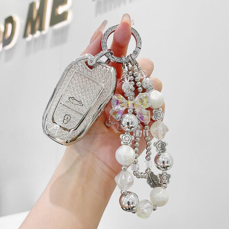 Crystal Tpu Key Case For Peugeot 2008 3008 4008 5008 308 408 508 Citroen C1 C2 C4 C6 C3-Xr Picasso Grand Remote Car Key Cover