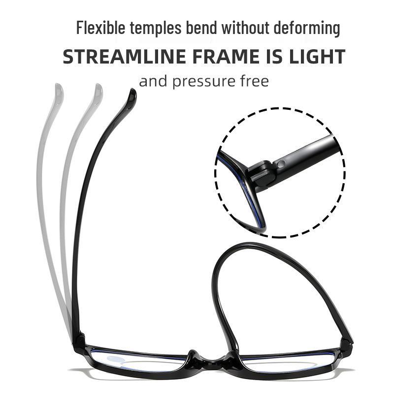 Ultralight TR Anti-Blue Light HD Reading Glasses for Middle-Aged & Elderly