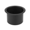 X AUTOHAUX Bottle Cup Drink Holder Insert Stainless for Marine Boats and Black Replacement, Steel, RVs,