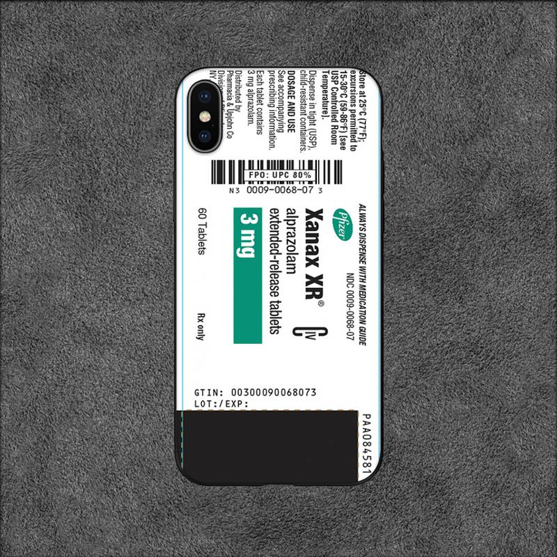 

Чехол для телефона XANAX Pills для iPhone 11 12 Mini 13 14 Pro XS Max X 8 7 6s Plus 5 SE XR Shell iPhone14ProMax