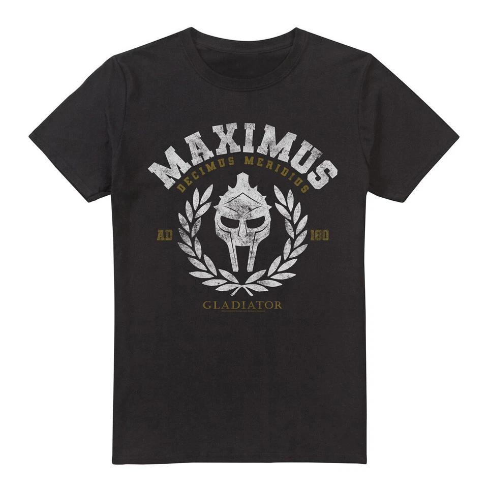Gladiator Wreath Academy T-Shirt S-2XL, Black XL