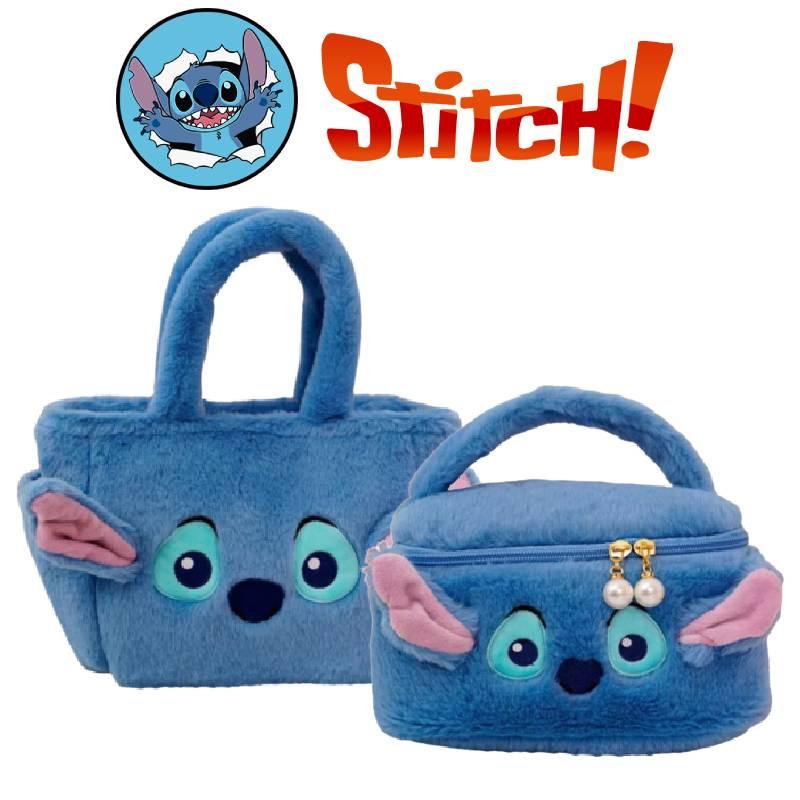 Stitch Make-up Tasche Box Kapazität Kosmetik Aufbewahrungstasche Reise Tragbar Reißverschluss