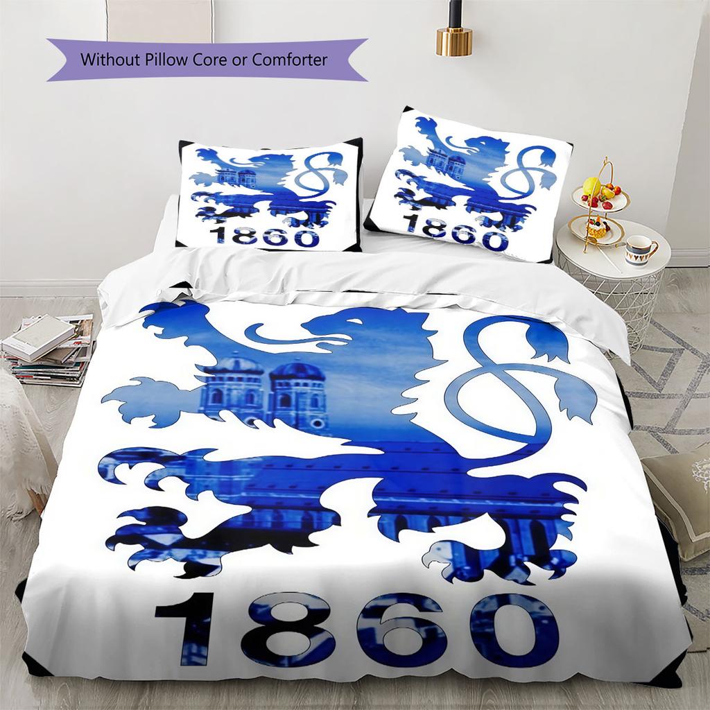 M60 Bedding Quilt Set Quilt Cover Pillowcase Home Decoration Birthday Gift (1 * duvet cover + 2 * pillowcase, without core)