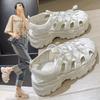 Small Bag Head Sandals Women's 2025 New Summer Roman Platform Muffin Heightening Breathable Sports and Leisure Shoes