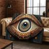 Freemasonry Eye of Providence Evil Eye Nazar Eye of Horus Flannel Blanket Throw Blanket for Bedroom Living Room Bed Travel Gift