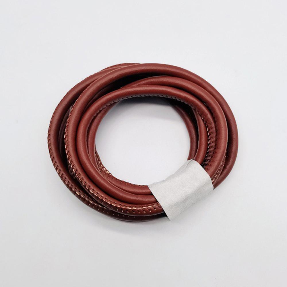 

6mm Color 5M Core Rope Nature Rubber Leather DIY Cords Craft String Leather Cord High Resilient Tube Elastic Band коричневый