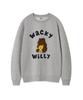Wacky Willy Kiki And Friends Graphic Sweatshirt Gray