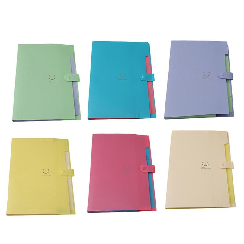 Office Stationery Carpetas File Folder 4 Layers Holder Expanding A4 Document Bag
