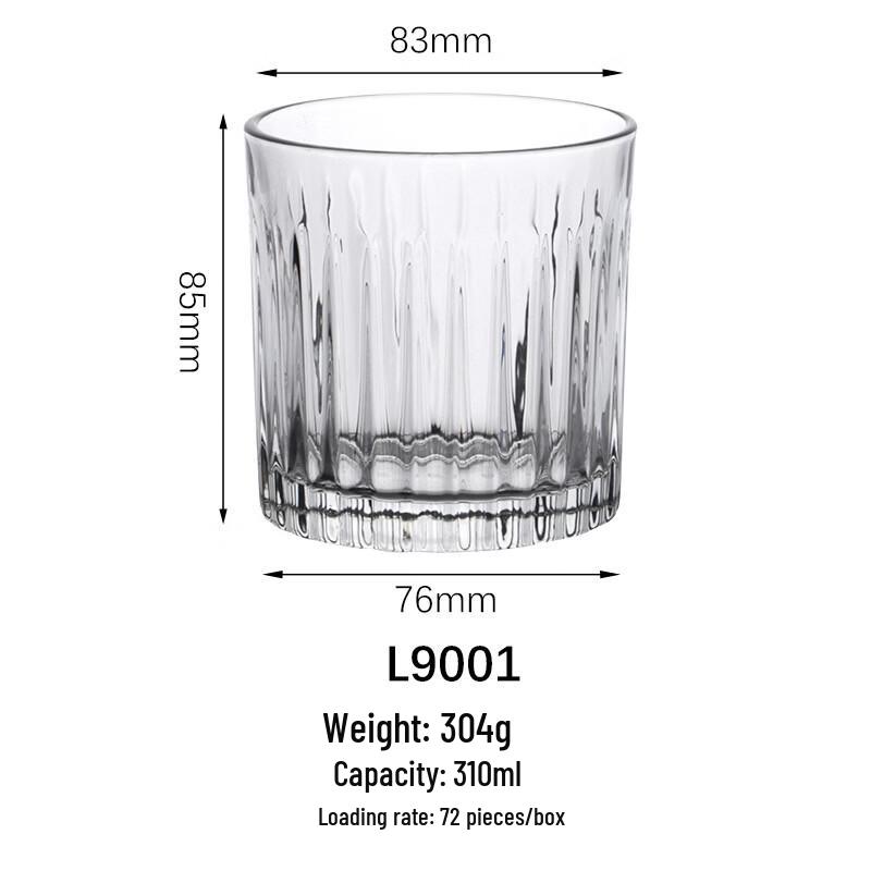 Versatile Clear Glass Tumbler Set