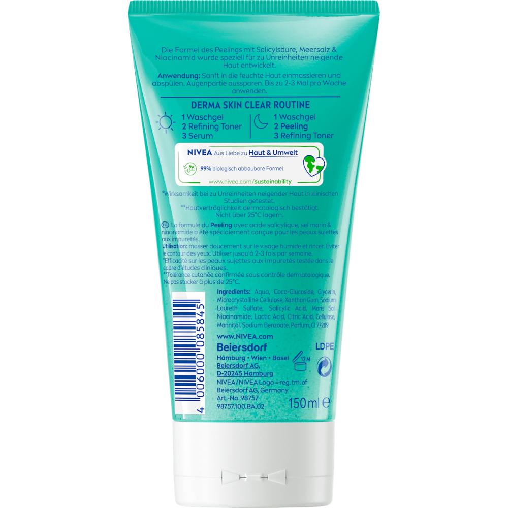 Nivea Peeling Derma Skin Clear 150ml