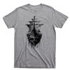 Pirate Life T Shirt Tattoo Buccaneer Booty Treasure Eye Patch Sail Ocean Sea Tee