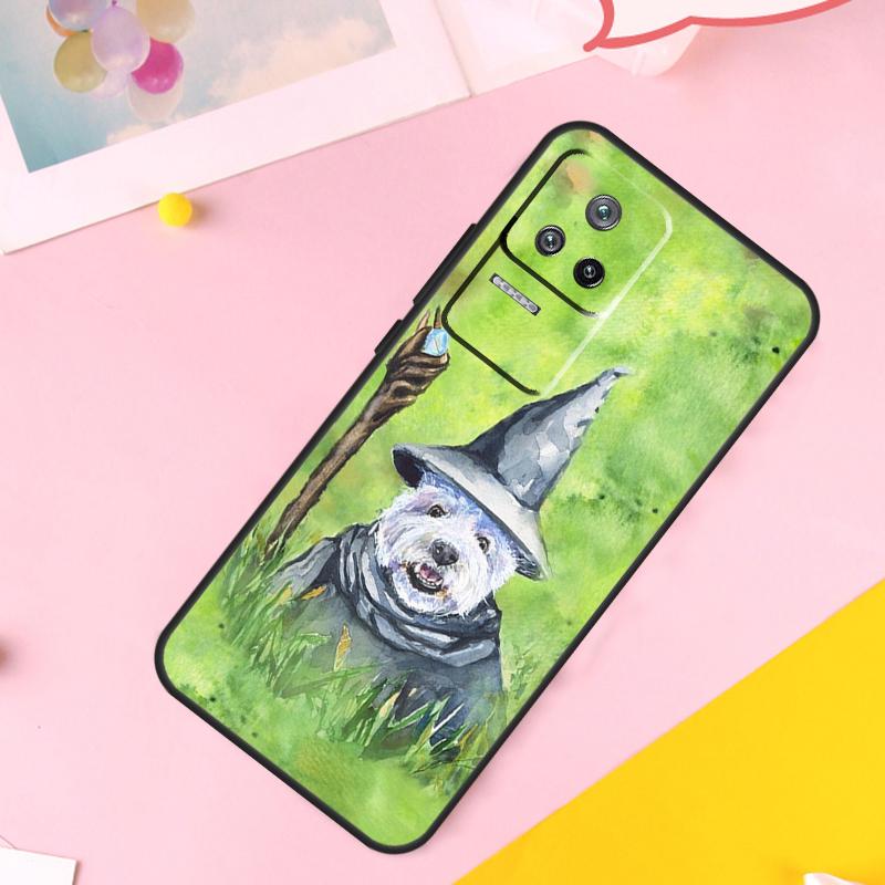 Cartoon Westie Dog Case For POCO M6 X6 Pro X3 X4 X5 M5s F3 F5 Xiaomi 14 Ultra 12 13 Lite 11T 12T 13T Pro Funda