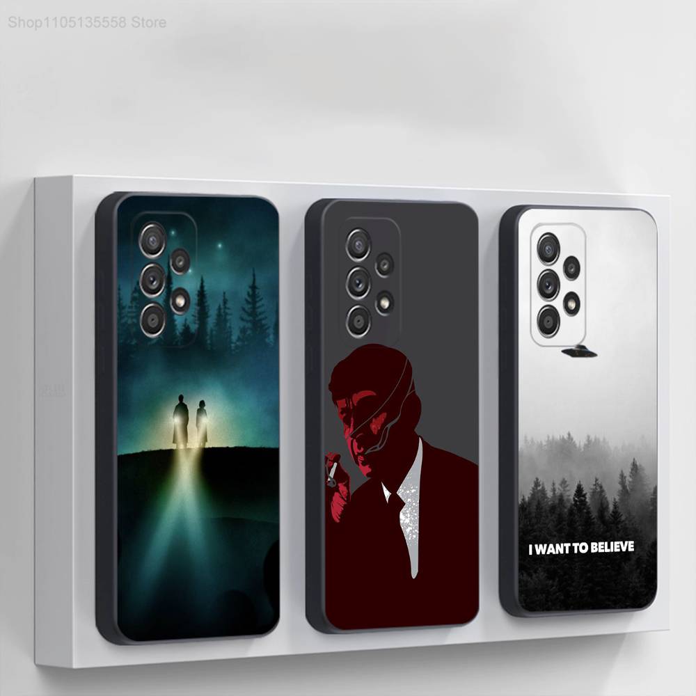 Movie The X-X F-Files Phone Case For Samsung S 25,24,23,22,30,21,10,9,Ultra,Plus,Lite,FE,4,5G Black Soft Case