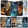 Cartoon-Tier-Hirsch-Handyhülle Cover für iPhone 17 16 15 14 13 12 11 Pro Max 17 Air Plus Stoßfeste Weiche TPU-Schale Fundas Capas