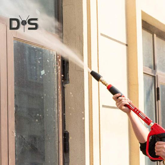Rotační mosazná tryska 4000 PSI Špičky tlakové myčky Turbo tryska 360° sprejová vysokotlaká čisticí tryska pro mytí aut