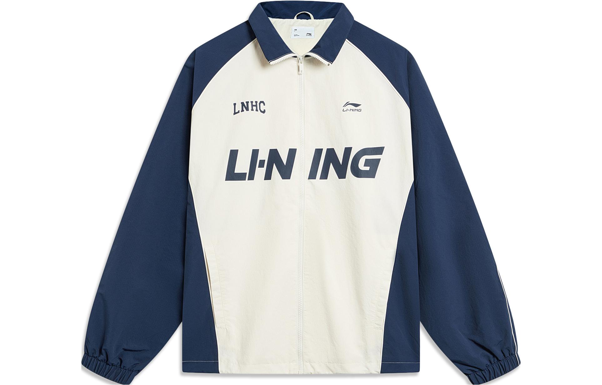 Li Ning Sports Fashion Collection Jackets & Coats Unisex Ecru AJDT741-5 XL