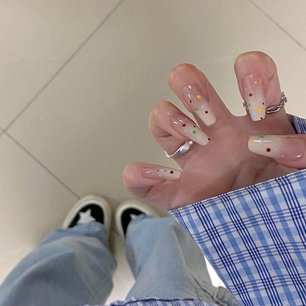 Blush French Cat Eye Princess Bow Nails - Handmade Wearable Nail Art