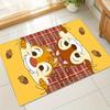 1pc. Cute Chip and Dale Plaid Pattern Rug for Home Decor, Office Carpet, Chair Cover, Outdoor Mat, Gift Ideaz049008