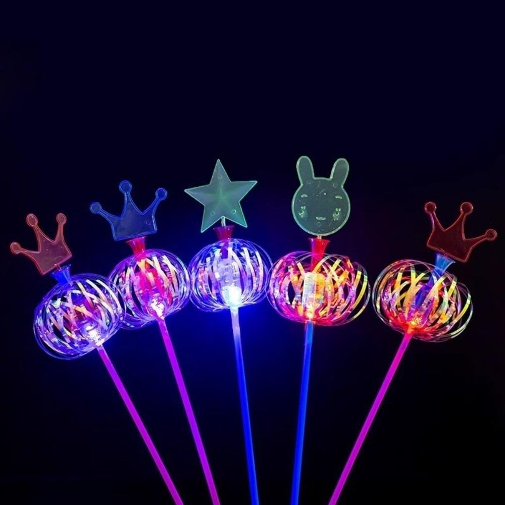

Rainbow Color Magic Wand Colorful Light Wand Stick New LED Bubble Wand Children Play Random