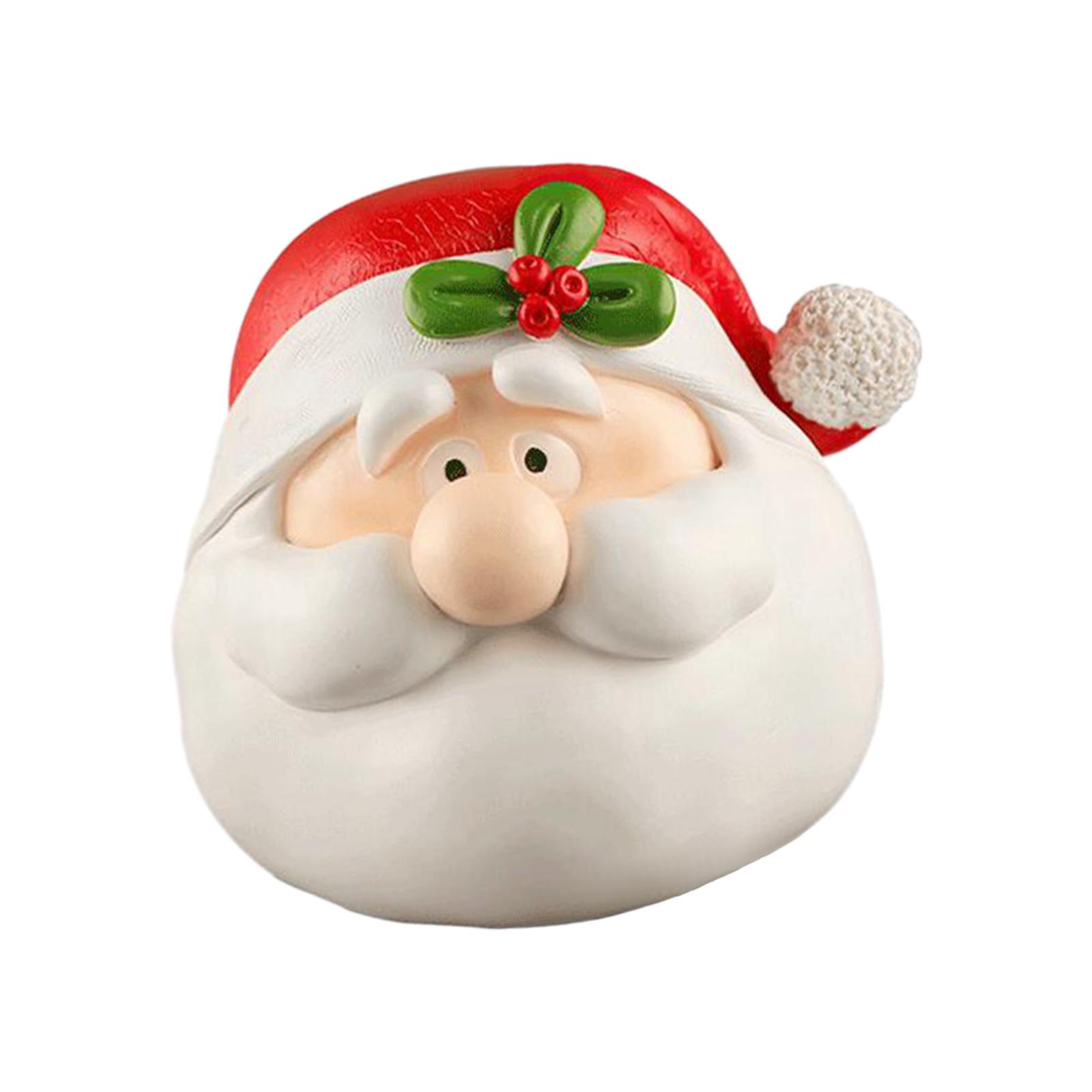 

Рождественская фигурка, украшение, декоративная симпатичная смоляная столешница, рождественский декор для полки, вечеринки, камина, спальни, праздника