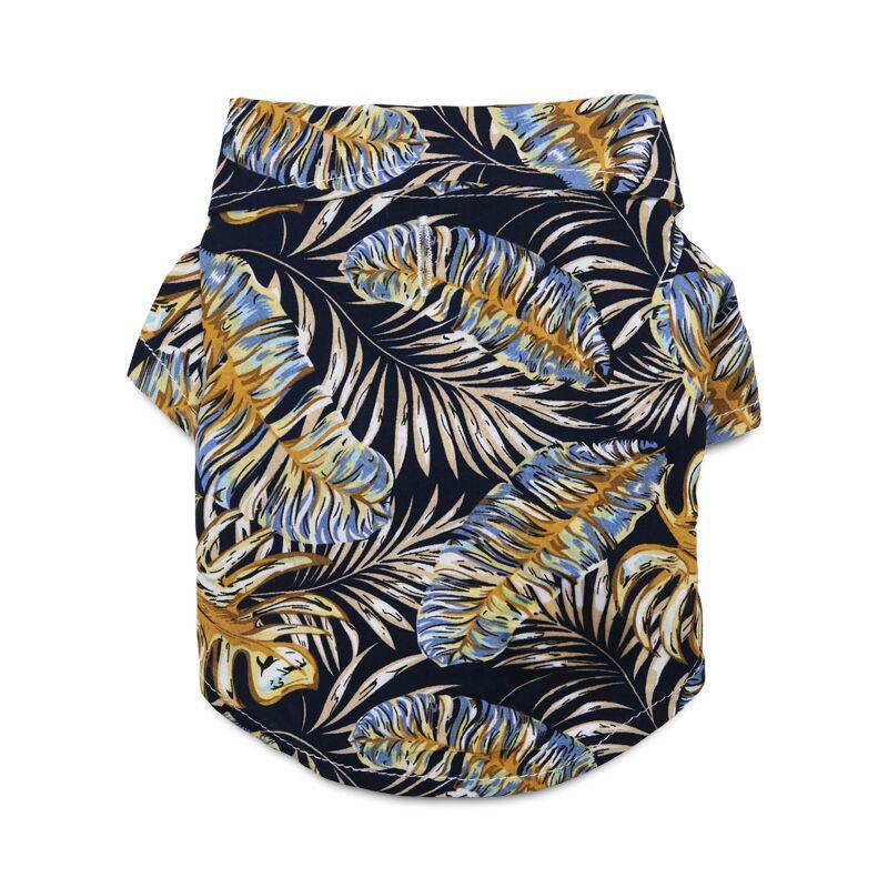 Hawaiian Style Summer Pet Shirt for Small To Medium Cats & Dogs: Pomeranian, Bichon, Teddy, Garfield, British Shorthair
