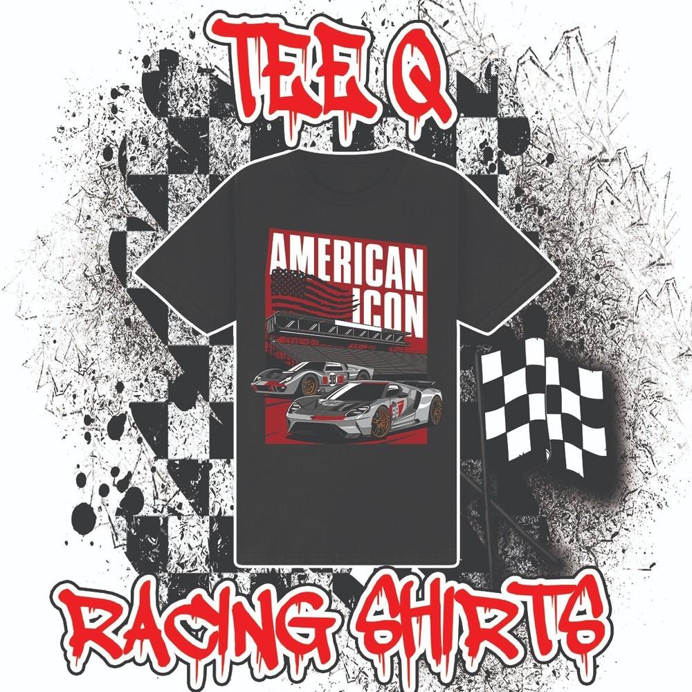 American Icon Ford GT Black Tee JDM ~ Premium Gildan Cotton Unisex T-Shirt