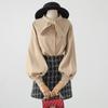 Spring and Autumn Women's Shirt Retro Bow Tie Single-breasted Temperament Lantern Sleeves Loose Casual Shirt Blouse