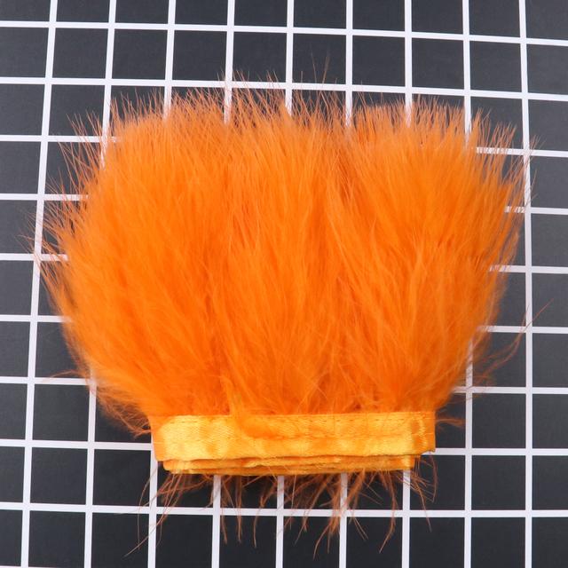 1Meter Fluffy Turkey Feathers Trim Ribbon 8-10Cm Marabou Feather For Craft Fringe Sewing Wedding Party Clothing Dress Decoration