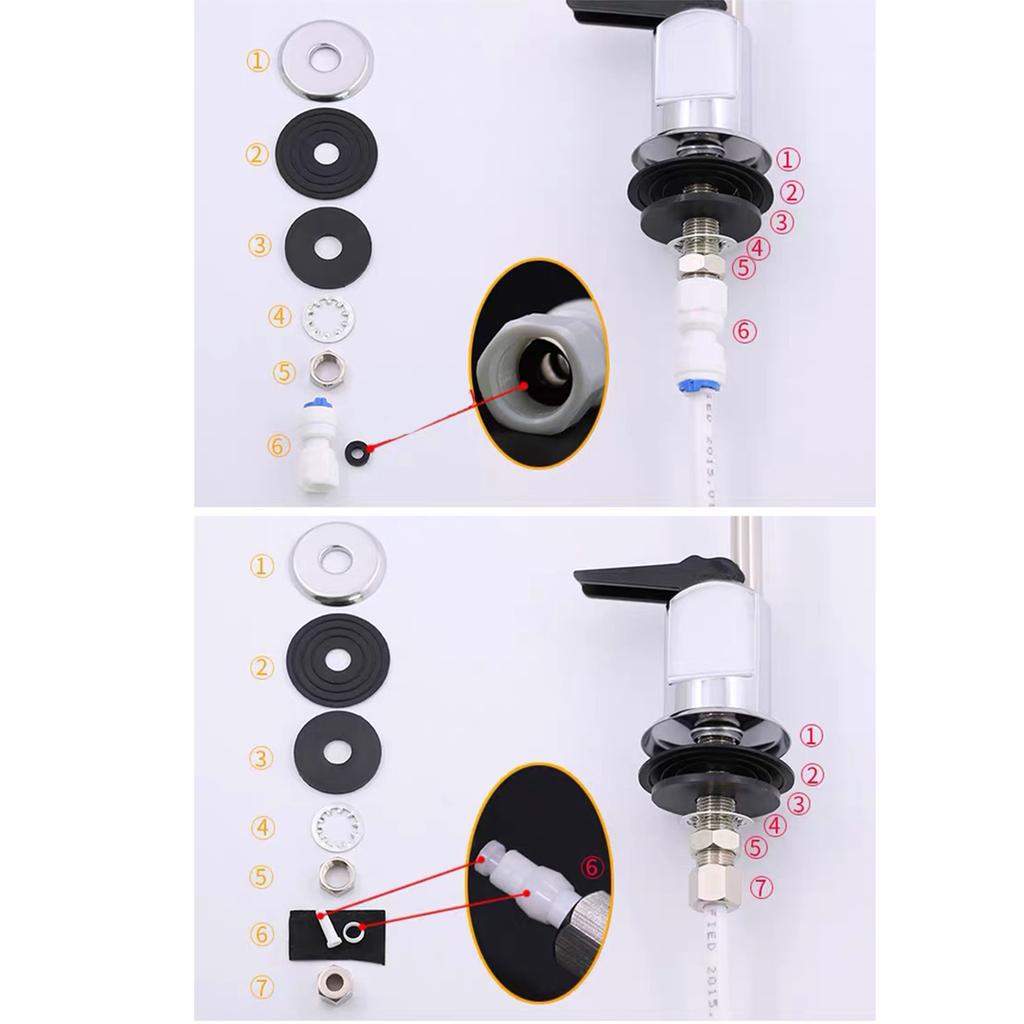 Kuchyňská baterie Baterie pro čističku pitné vody Nerezová dřezová filtrační baterie Baterie pro filtraci vody z kohoutku Snadná instalace