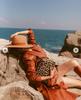 French Elegant Camel Big Wide Wool Panama Jazz Top Hat Women Autumn And Winter Internet Celebrity Foreign Trade Felt British Tide