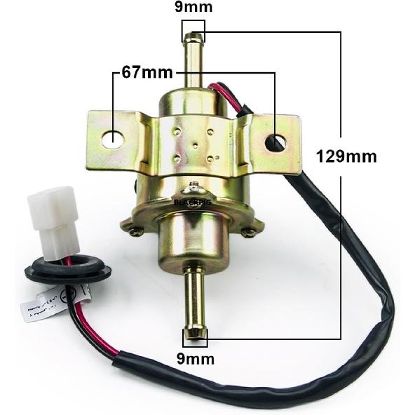 DC12V EP500-0 24V HEP-02A Universal Electric Car Fuel Pump Diesel Petrol Gasoline Spare Parts(12V EP-500-0)