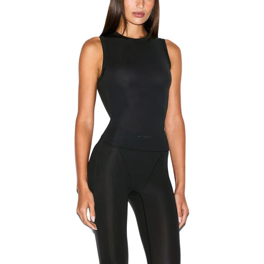 (WMNS) Nike x SKIMS Weightless Layers Sleeveless Top Obsidian Women s TPTNK6050W-OBD XS