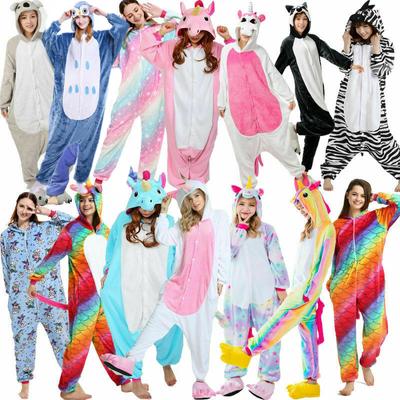 Kigurumi Pyjamas für Frauen Cosplay Kostüm Erwachsene Anime Homewear Anzug Cartoon Onesie Frauen Nachtwäsche Pjs Set