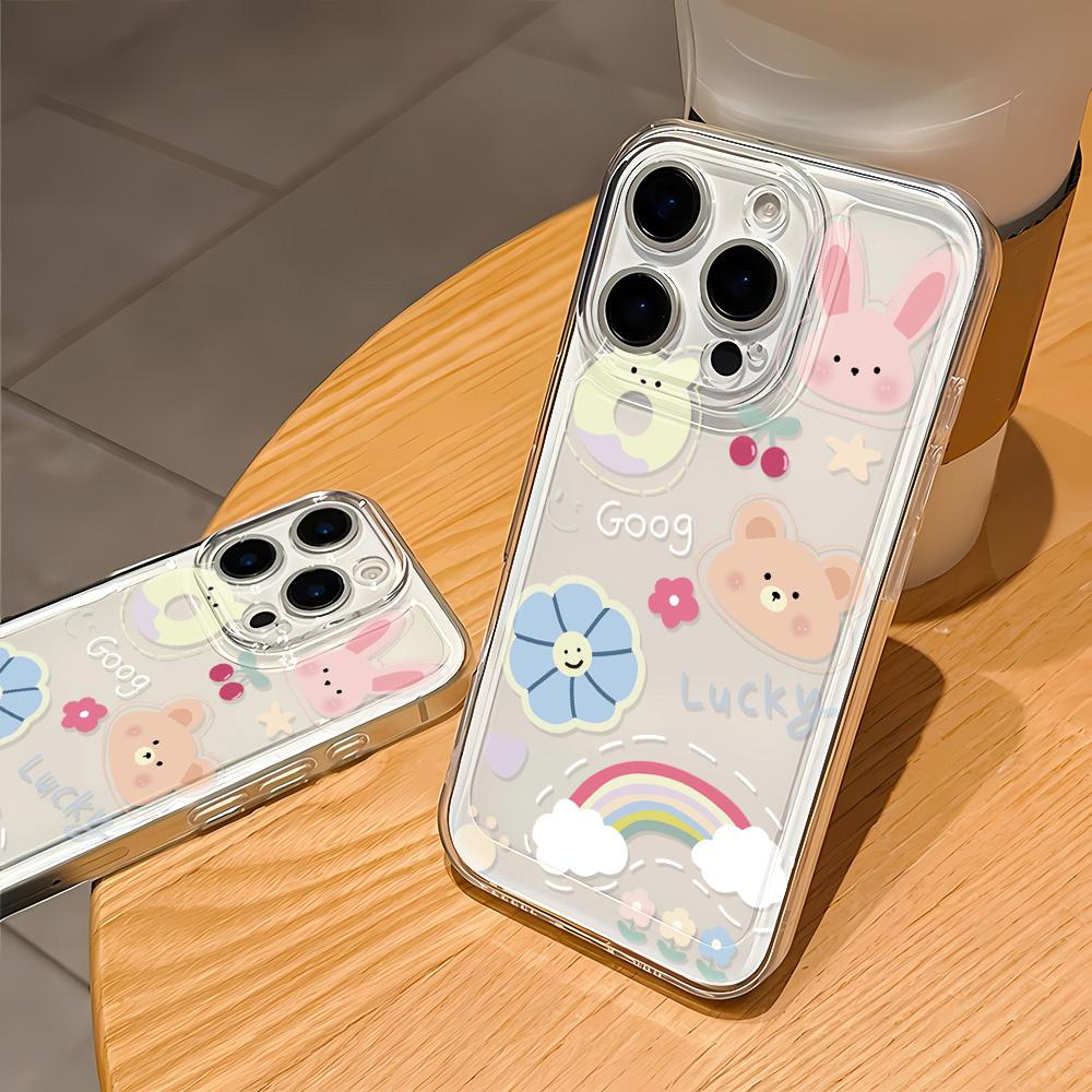 Phone Case for iPhone 11 12 13 14 15 16 17 Pro Max Case Samsung A36 A56 A06 A05 A15 A55 Case Xiaomi 11 12 Redmi 12C Note 11 12 13 9 10 C65 Cute