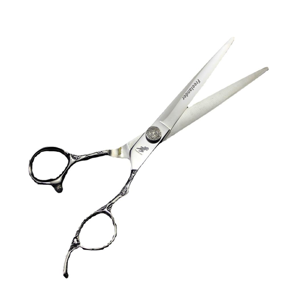7.0 inch Freelander plum handle personality, hair scissors, pet scissors, flat scissors 6.0 inch