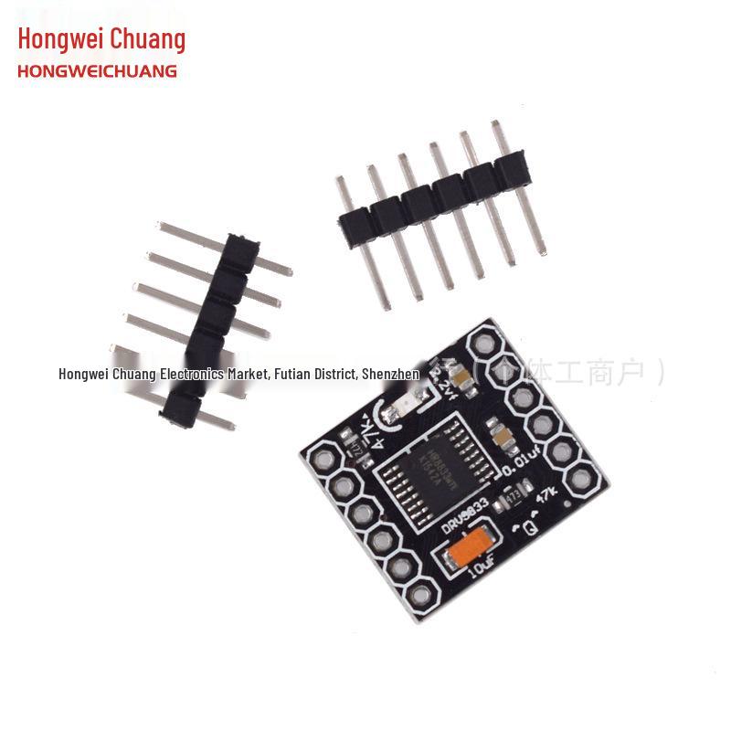 2-Channel DRV8833 DC Motor Driver Module, Compact Size