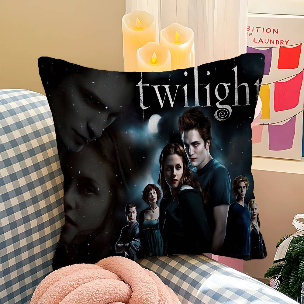 Movie Twilight Cushion Cover Car Throw Pillow Case For Sofa Car Christmas Gift 40X40Cm 45X45Cm