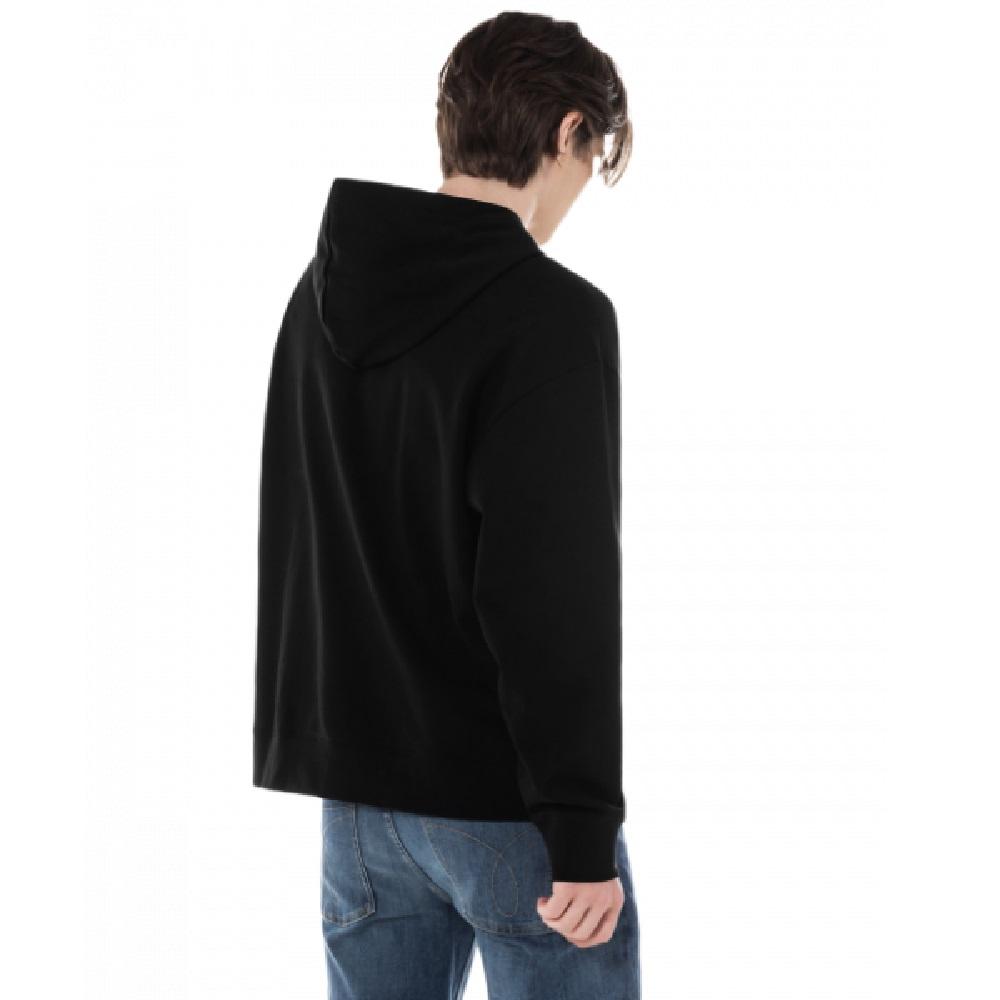 Calvin Klein Minimalist Logo Print Hoodie Men Tops Black 40HM231-BAE