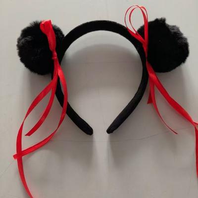 Nezha Stirnband Kugelkopf Haarbällchen Stirnband Haarschmuck Kinder Aufführungsrequisiten Super süßer Haarschmuck