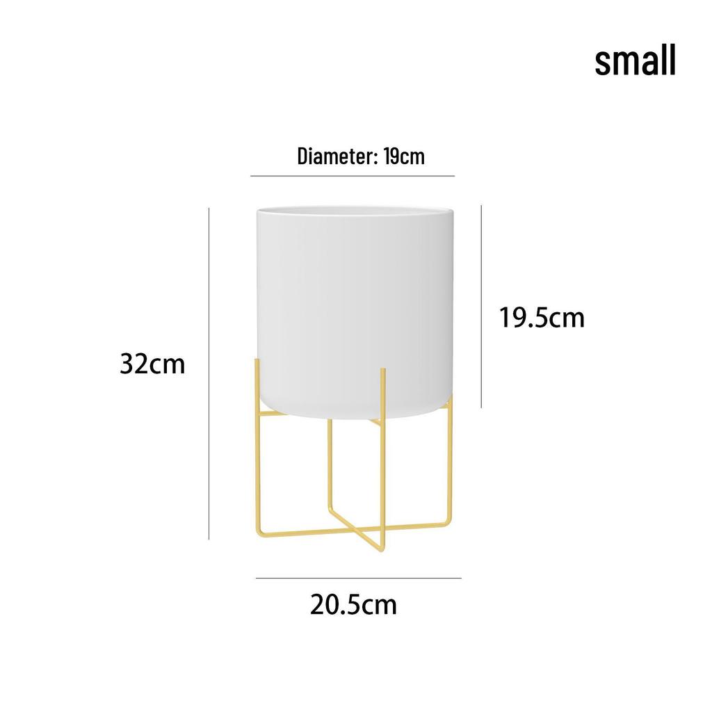 Nordic Style Wrought Iron Flower Stand - Creative Indoor Metal Storage Rack for Living Room Decor and Ornaments